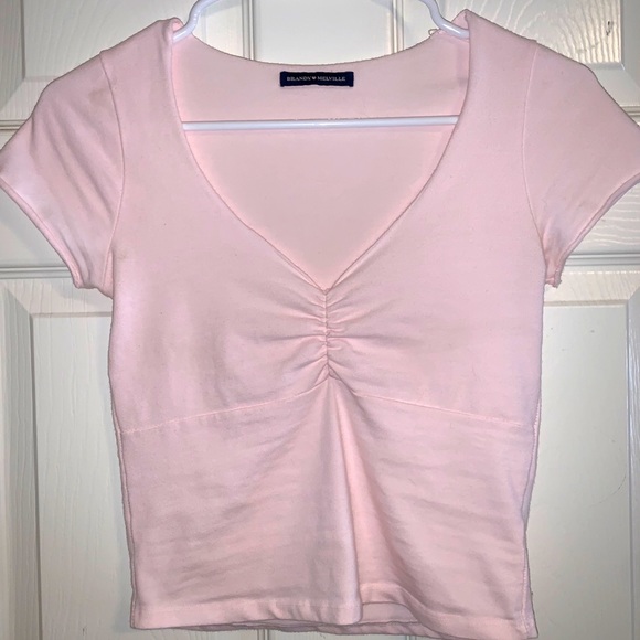 Brandy Melville Tops - Brandy Melville Pink Gina Top